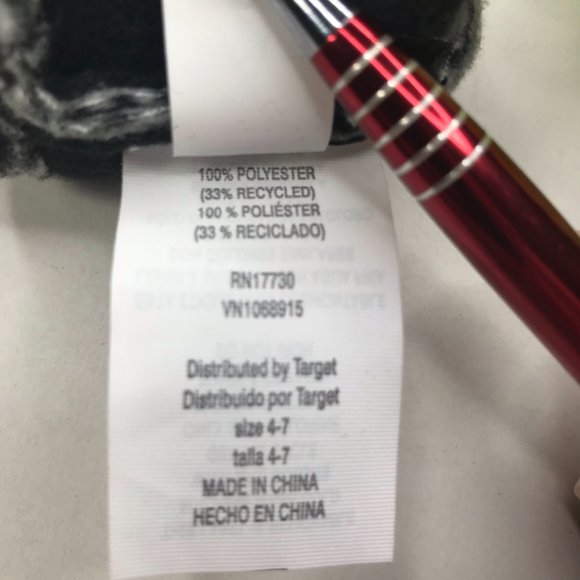 Cat and Jack Girl's Gloves and Hat Zig Zag Gray Green Pom New - Picture 4 of 14